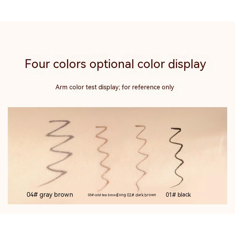 Bút Kẻ Mắt GECOMO Siêu Mịn Nhanh Khô Chống Thấm Nước Và Mồ Hôi Lâu Trôi Không Nhòe 4 Màu Tùy Chọn