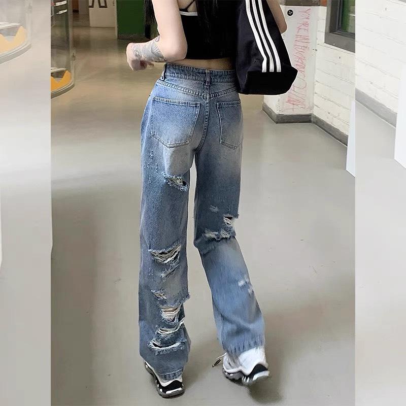 Quần Suông QC rách te tua 103cm Q314