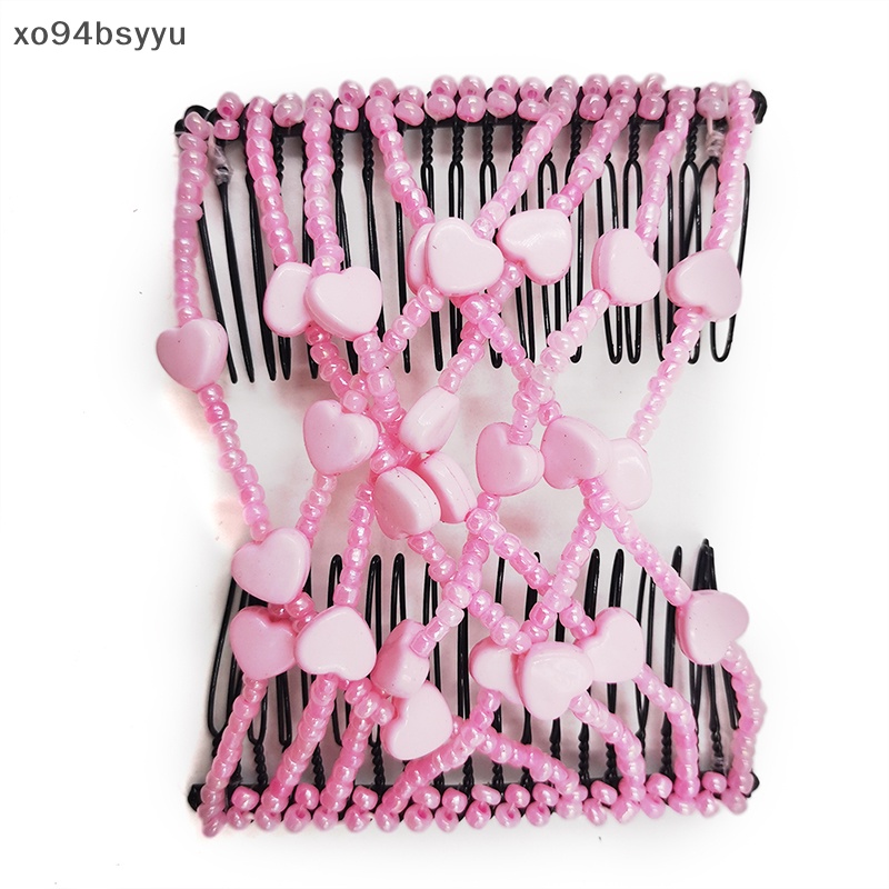 Lược Kẹp Tóc Xo94Bsyu Co Giãn Hai Đầu Xỏ Hạt Dễ Dàng