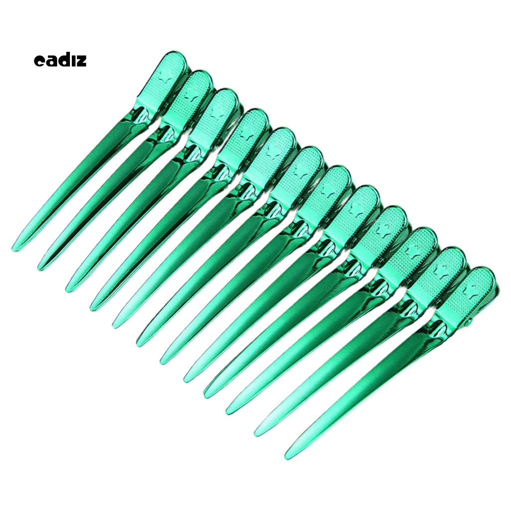 Hộp 12 Kẹp Mỏ Vịt Mạ Điện Dùng Tạo Kiểu Tóc Đa Năng DIY