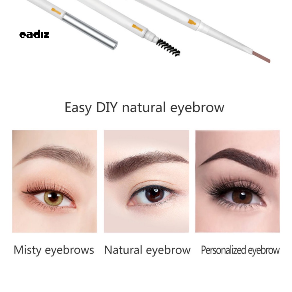 Bút Kẻ Lông Mày CADI Thiết Kế Hai Đầu Chống Thấm Nước Lâu Trôi Nhanh Khô