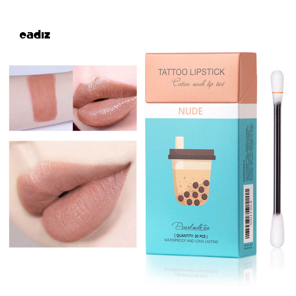 Hộp 20 Tăm Bông Trang Điểm Dưỡng Ẩm Lâu Trôi Tiện Dụng