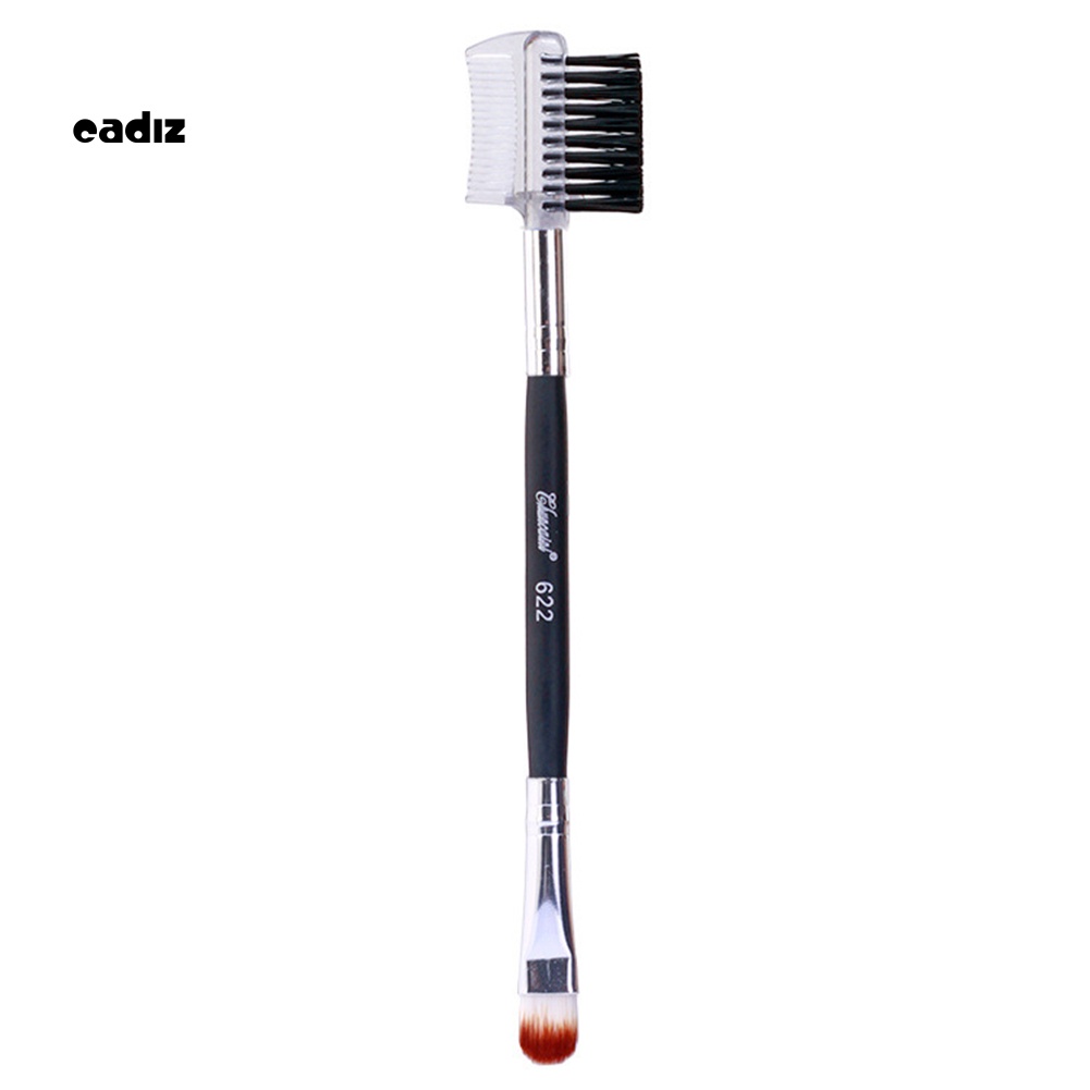 Lược Chải Lông Mi / Lông Mày Hai Đầu Bằng Gỗ CADI 14cm Kích Thước Nhỏ Gọn Dành Cho Bạn Nữ