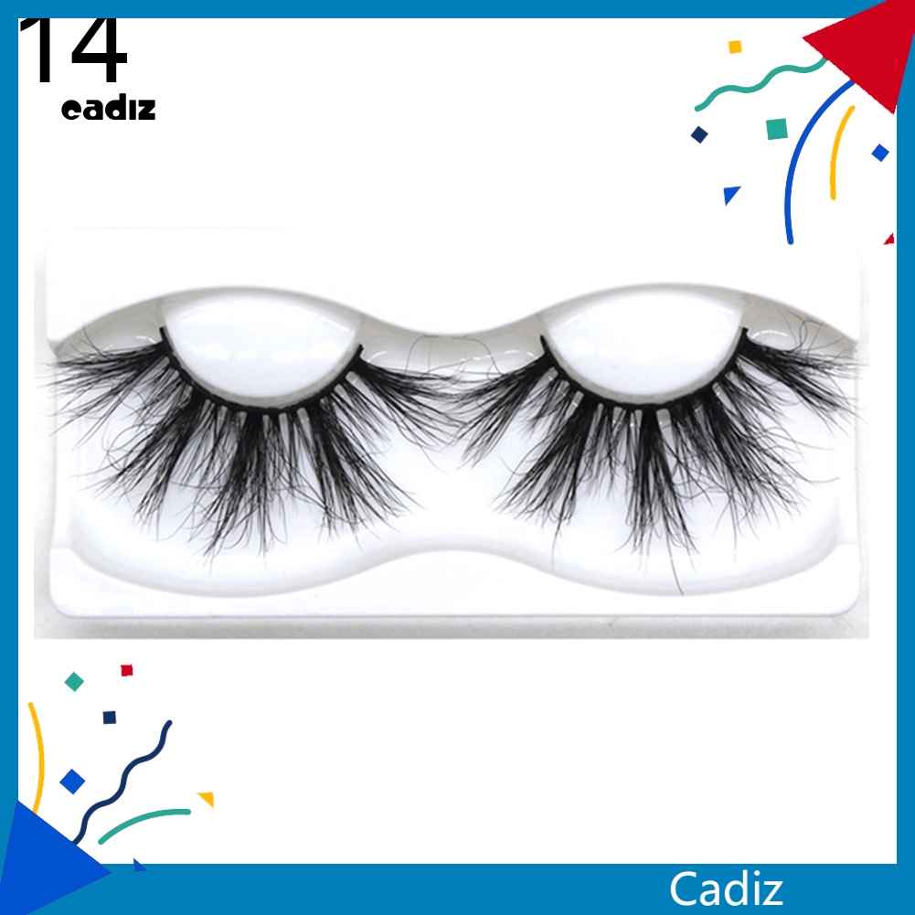 1 Cặp Lông Mi Giả 5D Cong Dày Tự Nhiên