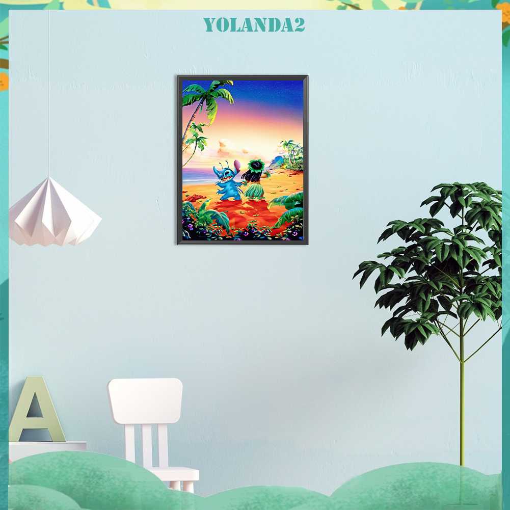 Tranh Đính Đá Kim Cương Toàn Bộ 5D DIY Hình Vẽ Nghệ Thuật Trang Trí Nhà Cửa