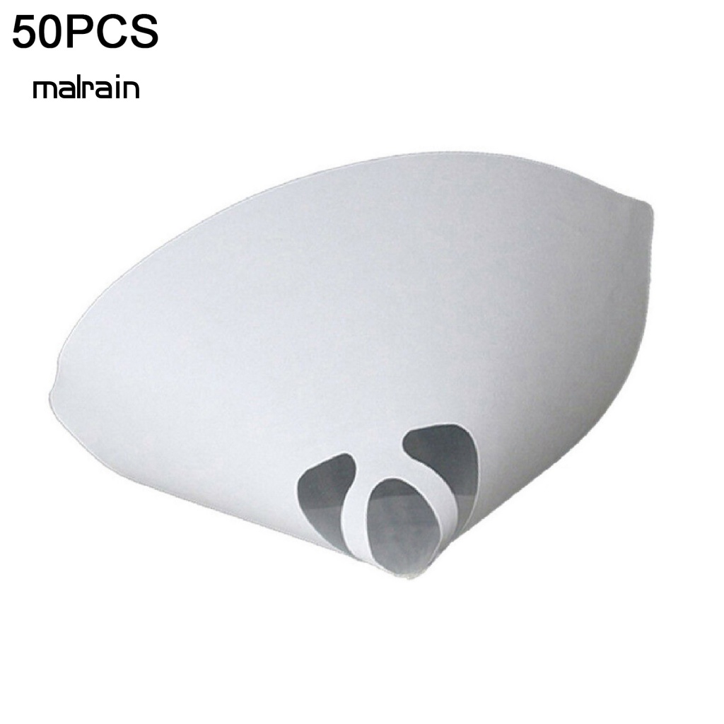 Bộ 50 Tấm Lọc Giấy Hình Nón Mật Độ Cao Màu Trắng 190 Micron Chuyên Dụng Cho Xe Hơi