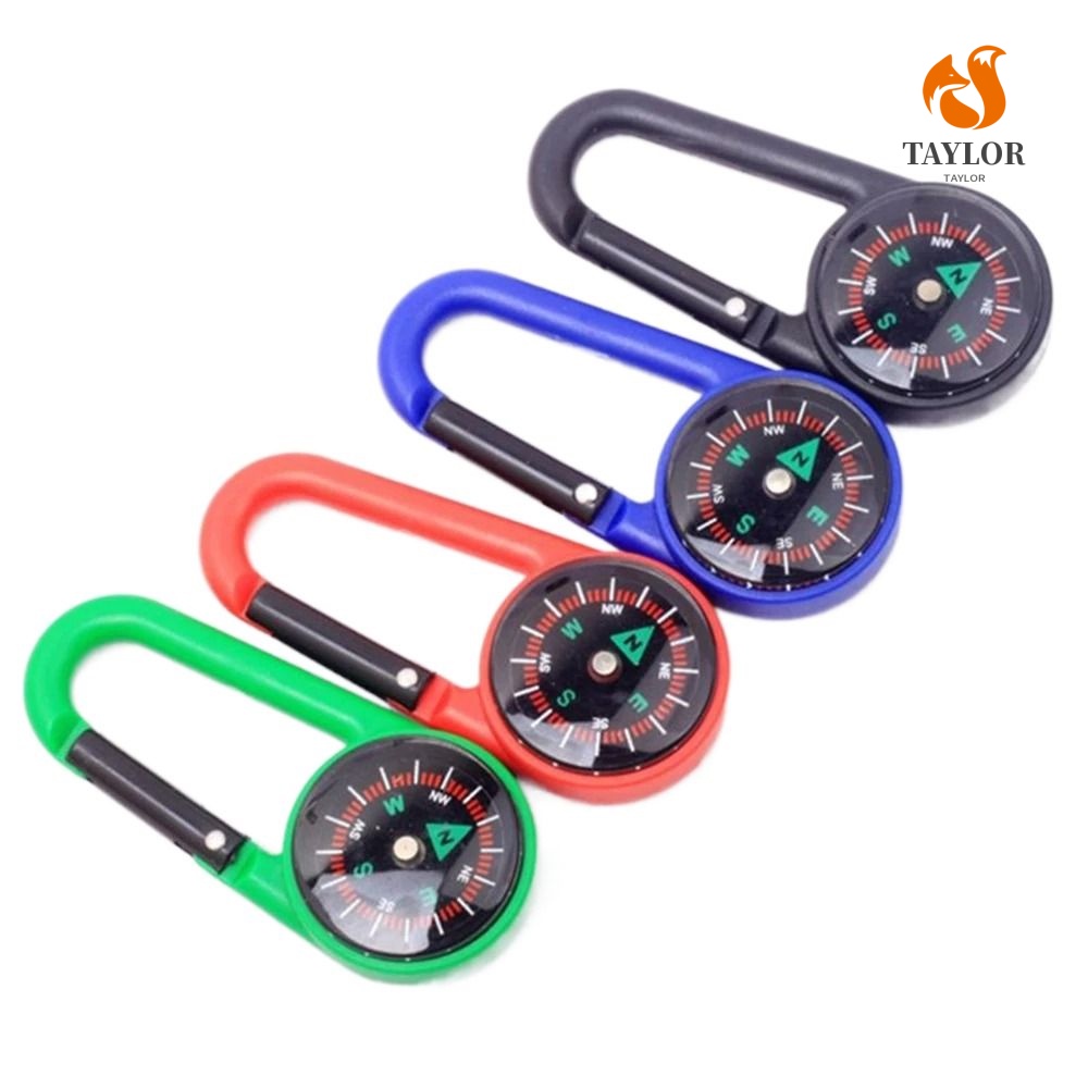 La Bàn TAYLOR1 Nhiều Màu Sắc Kèm Móc Khóa Nhựa Tiện Dụng Khi Đi Cắm Trại