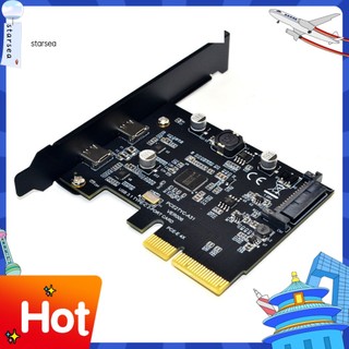 Card mở rộng 10gbps pci express x4 x8 x16 pci-e sang usb 3.1 type-c thẻ