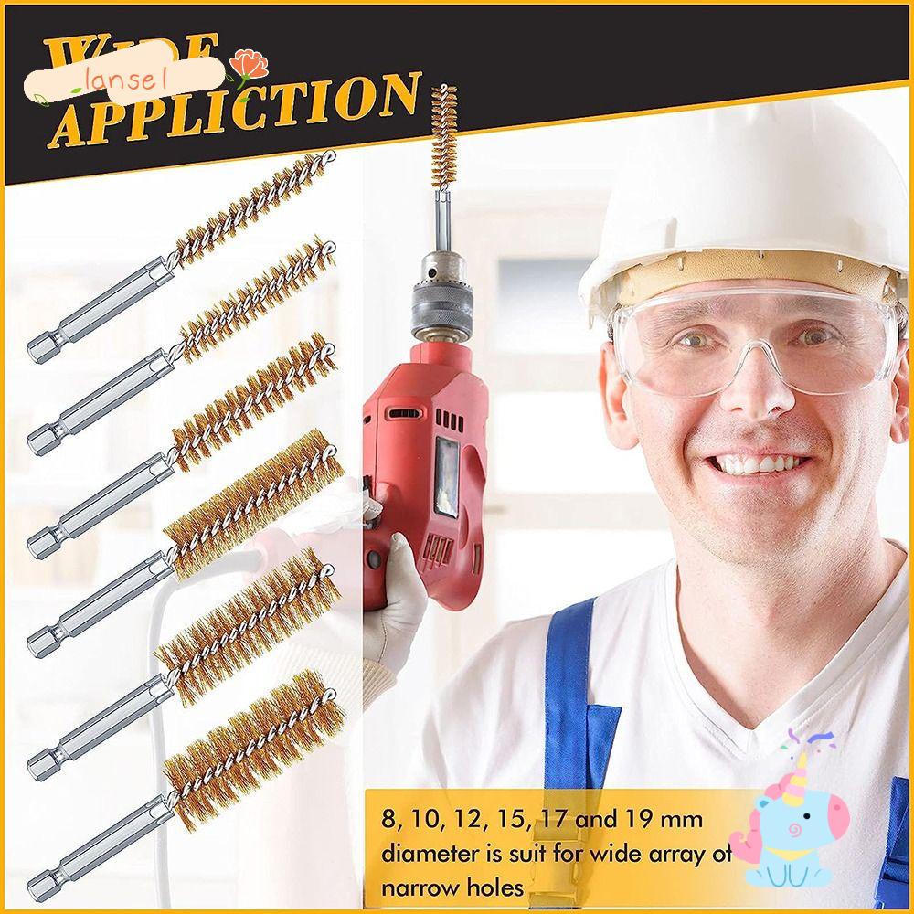 Set 12 Cọ Vệ Sinh Lỗ Khoan Bằng Đồng Thau Tiện Dụng