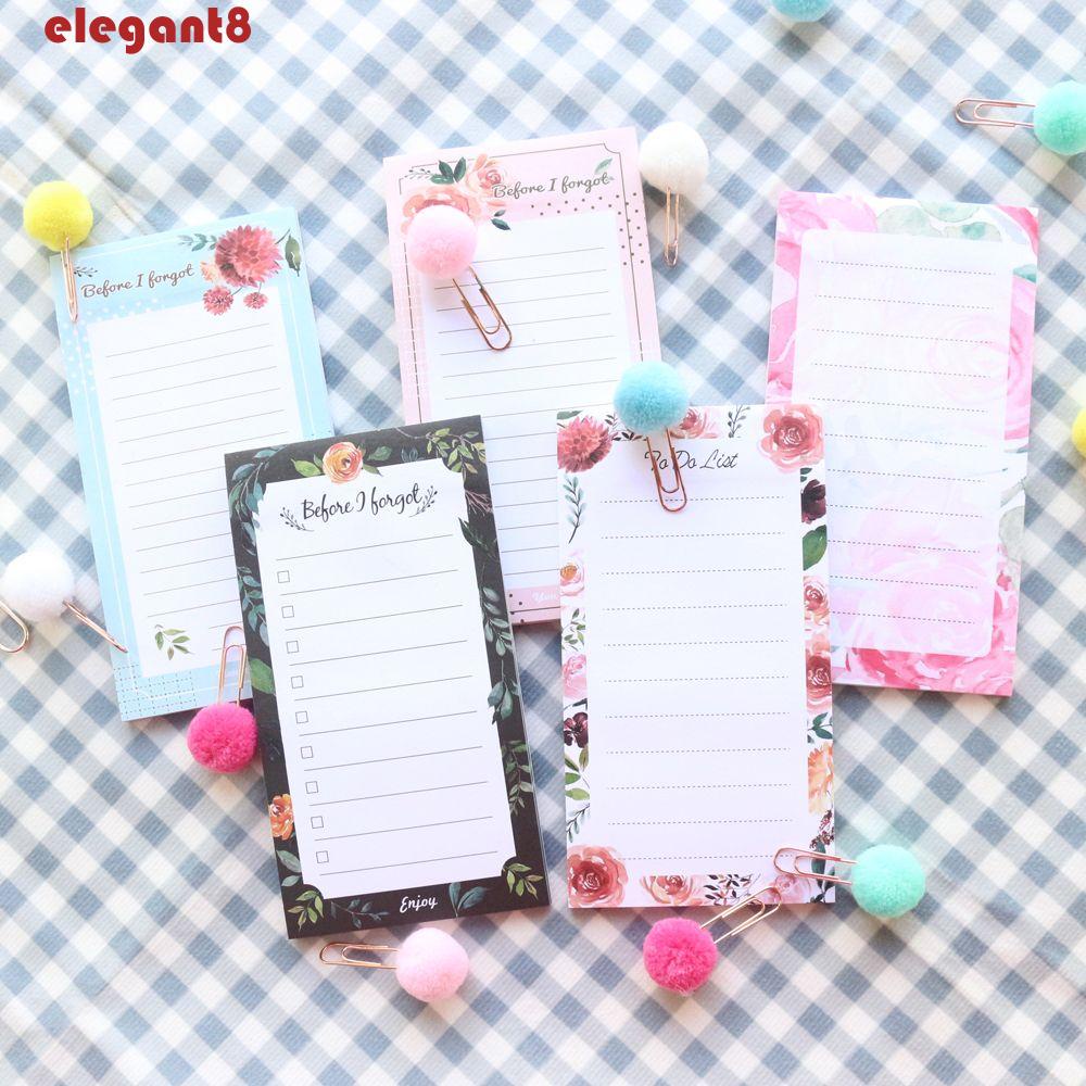 Sổ Tay Ghi Chú Họa Tiết Hoa Dễ Thương Phong Cách Hàn Quốc