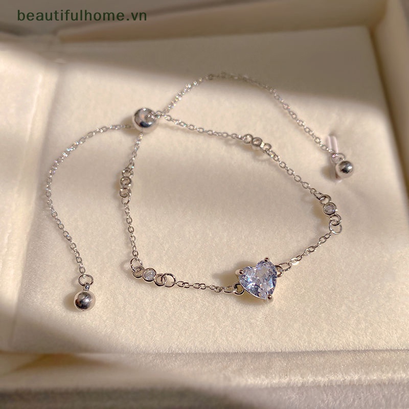 Vòng Đeo Tay Đính Đá Zircon Lấp Lánh Tùy Chỉnh Thời Trang Sang Trọng Cho Nữ