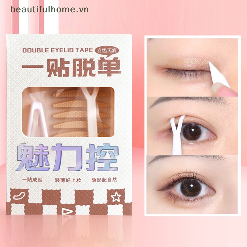 Bộ 90 Miếng Dán Kích Mí Đôi Vô Hình Trang Điểm Làm Đẹp