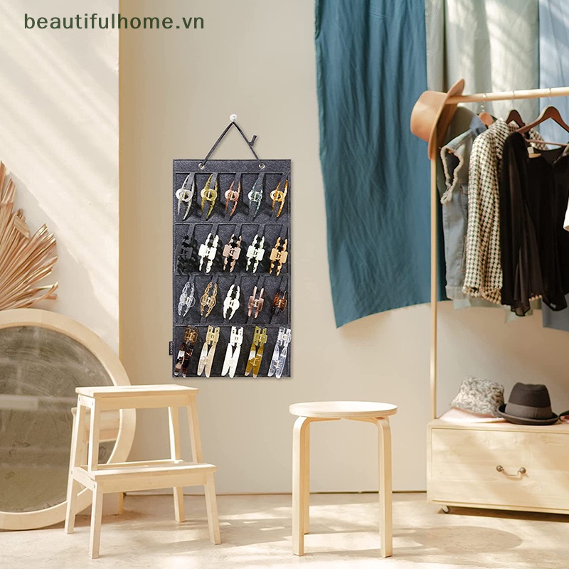 [beautifulhome] Giá Đỡ Kẹp Tóc / Kẹp Tóc Gắn Tường Tiết Kiệm Không Gian Trang Trí Phòng Bé Gái [beauty]