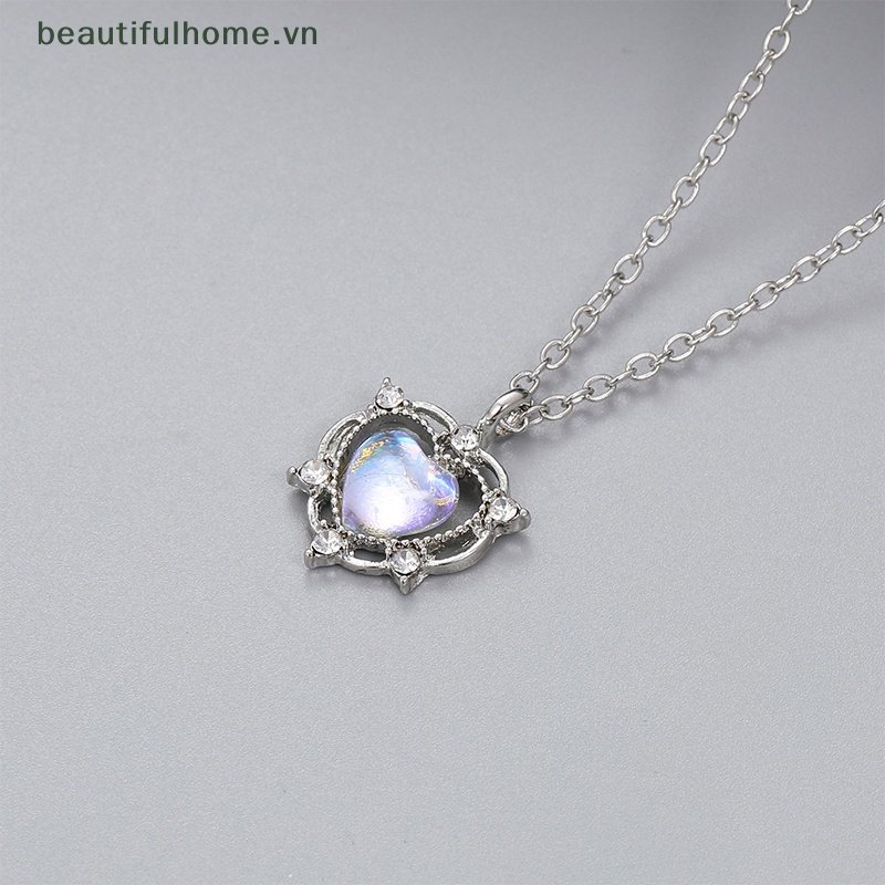 Vòng Cổ Choker Y2K Mặt Trái Tim Đính Đá Zircon Phong Cách Punk Cho Nữ