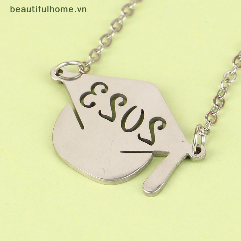 1 Vòng cổ Mặt Hình Nón Tốt Nghiệp Màu Vàng / Bạc Thời Trang 2023