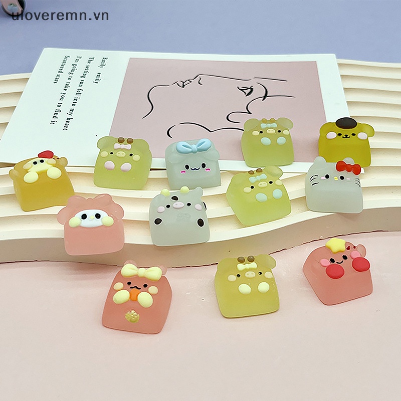 Set 10 Kẹp Tóc Nhựa Hình Cinnamoroll Dễ Thương