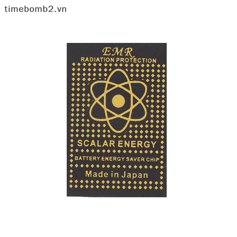 {Timebomb} Set 10 Miếng Dán chip Chống Bức Xạ EMR Cho Điện Thoại