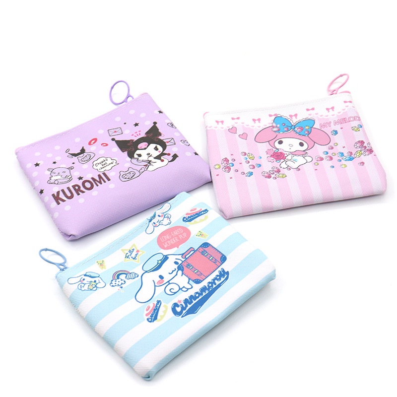 Ví Sanrio. Hộp Đựng Bút Chì. Kuromi