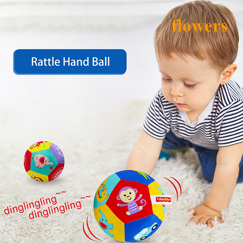 Bóng Lục Lạc Hình Động Vật Mềm Mại Có Âm Thanh Vui Nhộn Cho Bé