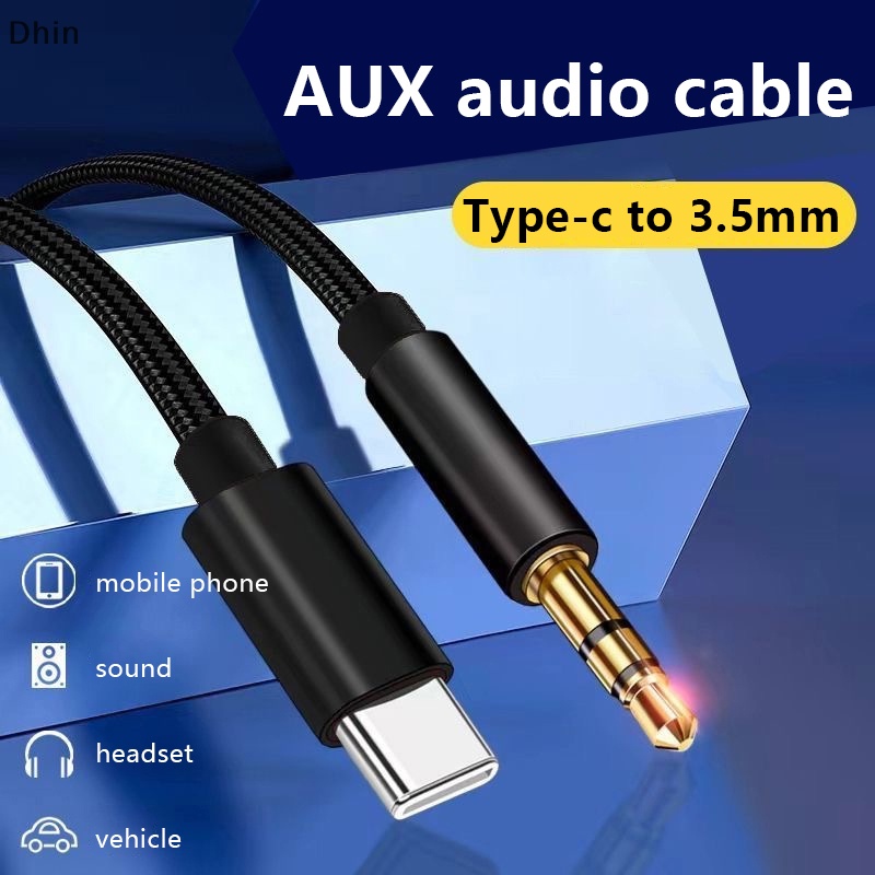 Dây Cáp Chuyển Đổi Âm Thanh Aux Type-C USB-C Sang Giắc Cắm 3.5mm Cho Điện Thoại Di Động