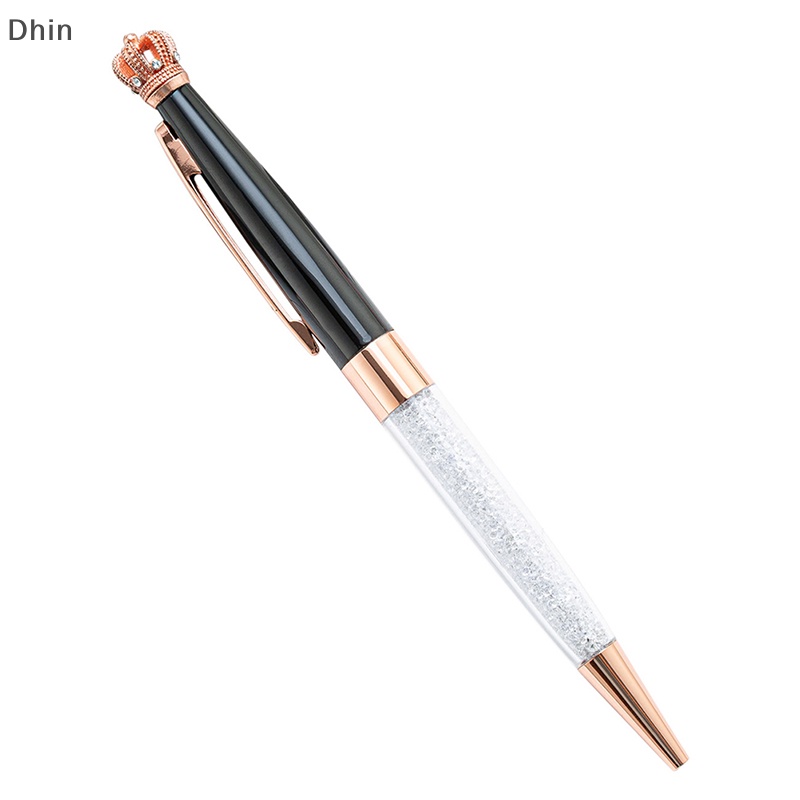 Bút Bi Hình Vương Miện Bằng Kim Loại Nhiều Màu Dễ Thương