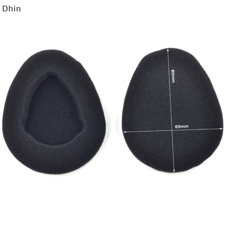 1 Cặp Miếng Đệm Tai Nghe Không Dây Hồng Ngoại Thay Thế 80x65mm Cho Xe Hơi