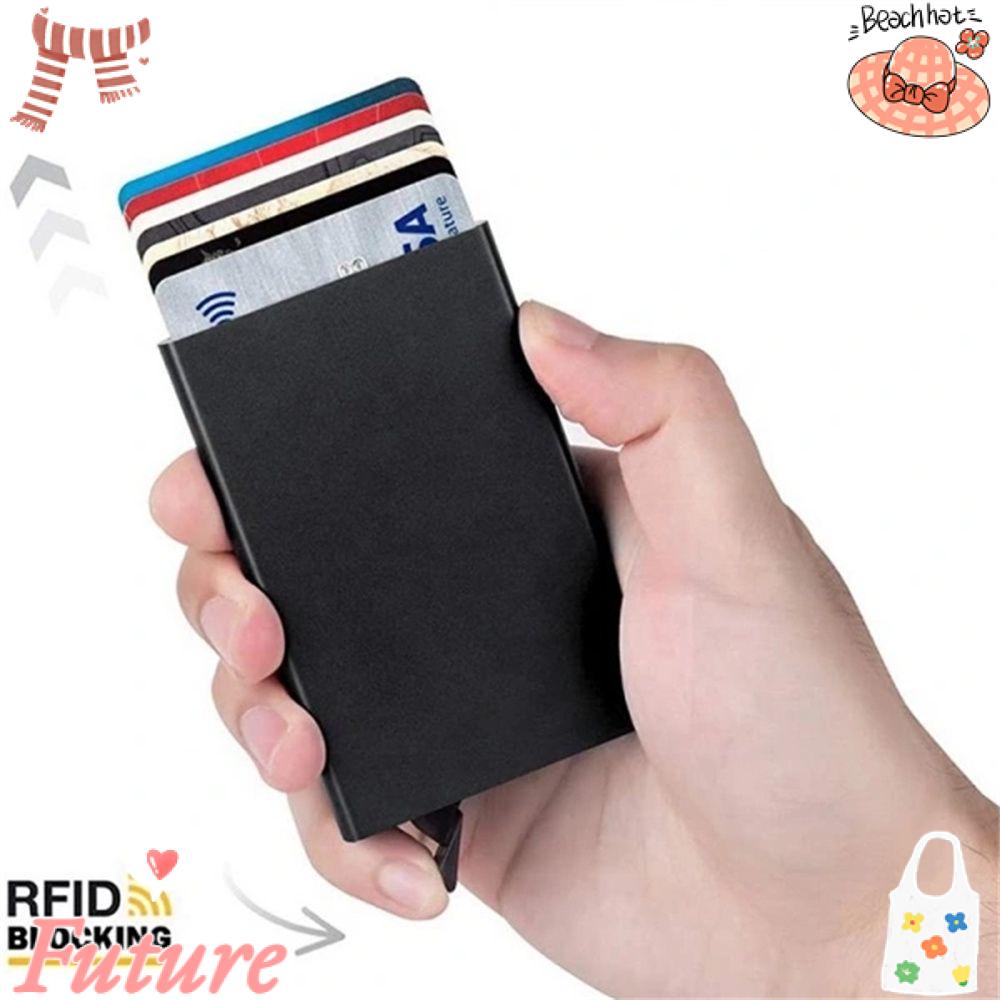 Ví Đựng Thẻ Tự Động RFID Phong Cách Doanh Nhân Cho Nam