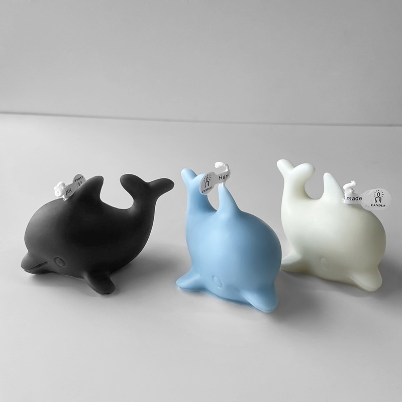 Khuôn Làm Bánh Mousse Hình Cá Heo Nhỏ Bằng Silicone