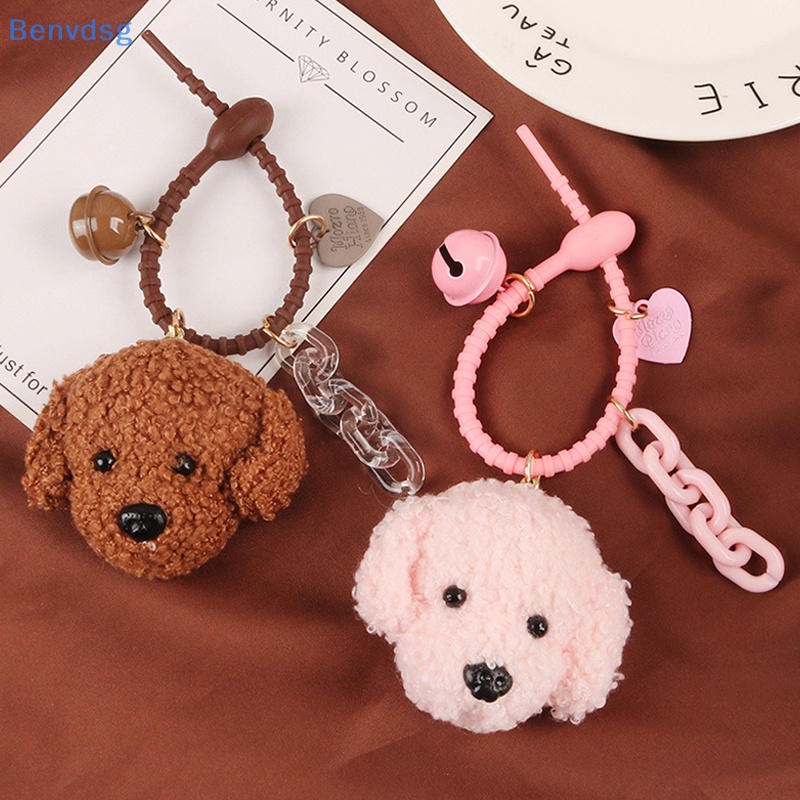 Benvdsg > Móc Khóa Cặp Đôi Hình Chú Chó Lông Xù Đáng Yêu DIY Chất Lượng Cao Phù Hợp Với Cặ