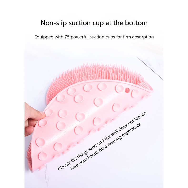 Thảm Silicone Mát Xa Chân Chống Trượt Tiện Dụng Cho Phòng Tắm