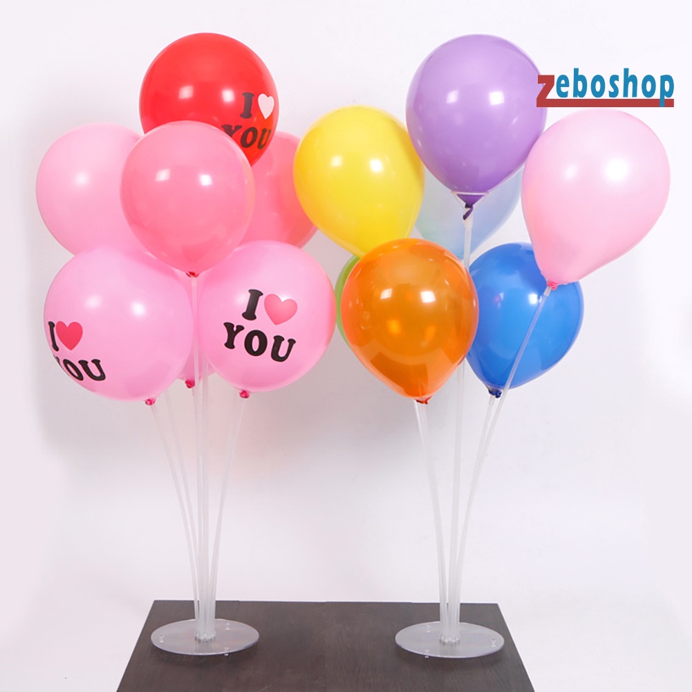 Giá Đỡ Trưng Bày Bong Bóng 8 Ống Dùng Trang Trí Tiệc Cưới / Sinh Nhật / Sinh Nhật