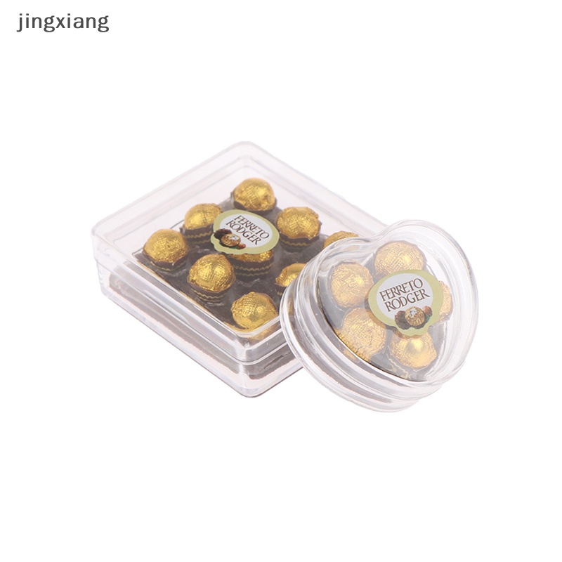 Mô Hình Hộp Quà Sô Cô La / Thức Ăn Mini Tỉ Lệ 1: 12 Trang Trí Nhà Búp Bê