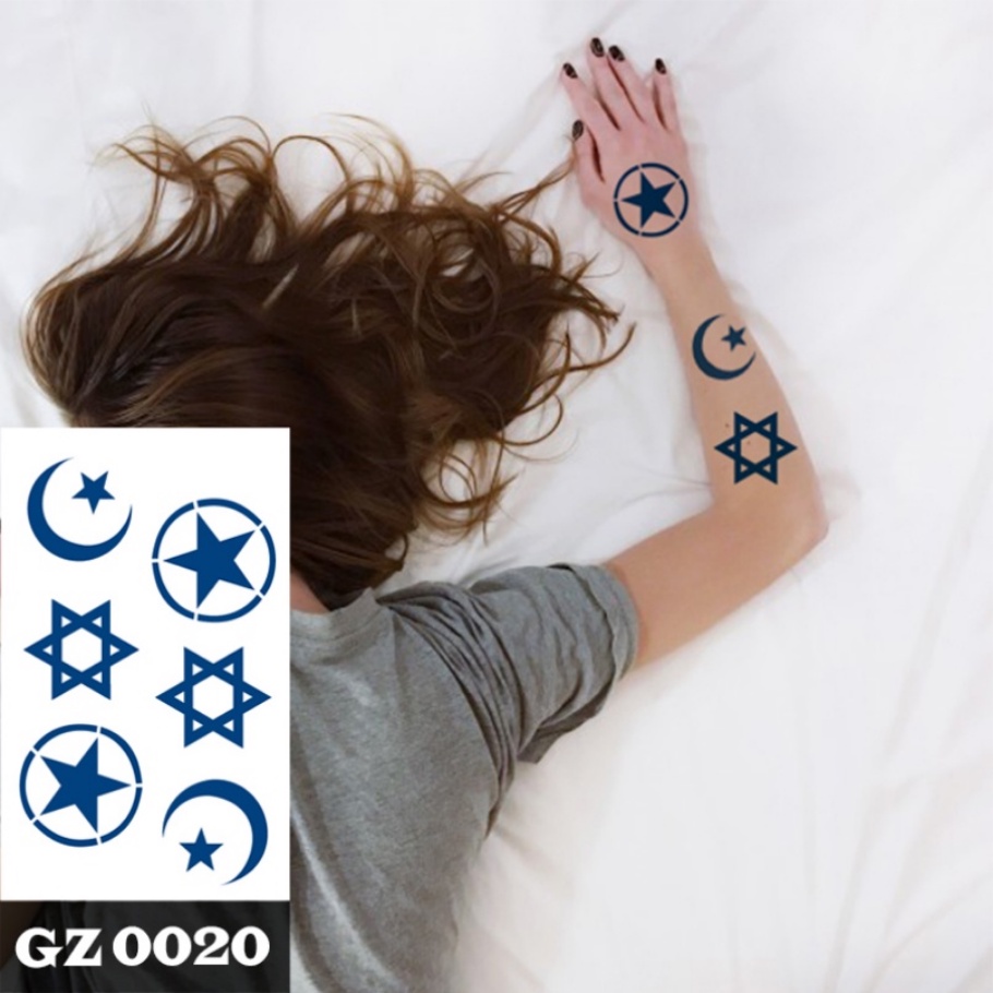 Hình Xăm Dán Tạm Thời Chống Nước Hình Bò Sữa Độc Đáo