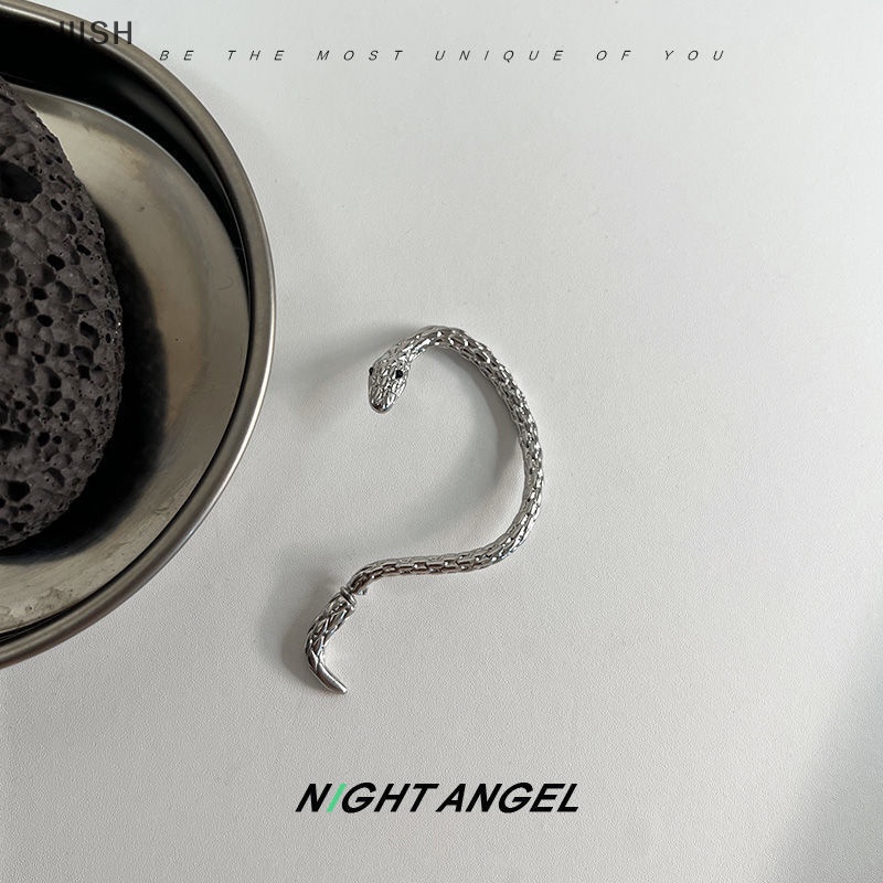 Bông Tai Dạng Kẹp Hình Rắn Phong Cách Punk Cổ Điển Thời Trang Dự Tiệc Cho Nữ 439br