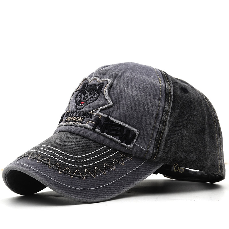 LINJW Mũ Lưỡi Trai Chất Liệu Cotton Mềm Thêu Chữ Phong Cách Cổ Điển Thời Trang Cho Nam Và Nữ