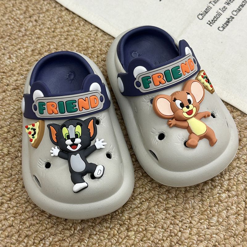 Dép Sandal Đế Mềm Họa Tiết Hoạt Hình Thời Trang Mùa Hè Cho Bé