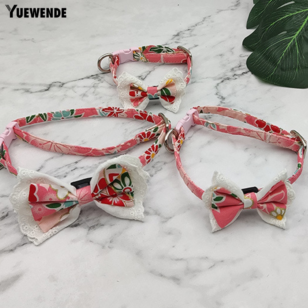 Vòng Cổ Thú Cưng YQ.E Bằng Cotton Có Khóa Cài Tùy Chỉnh Kích Thước Trang Trí Nhà Cửa