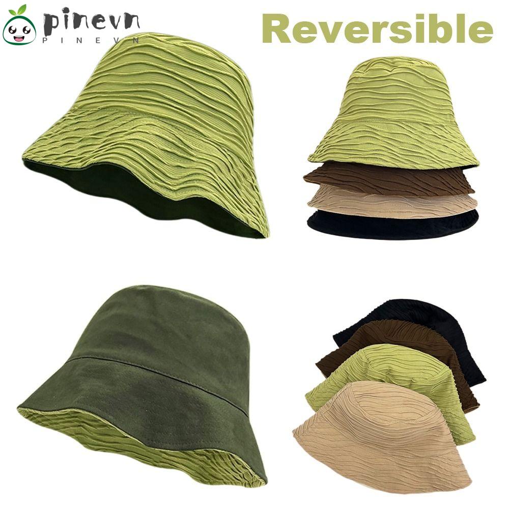 Nón Vành Chống Tia UV Hai Mặt Thời Trang Đi Biển Mùa Hè