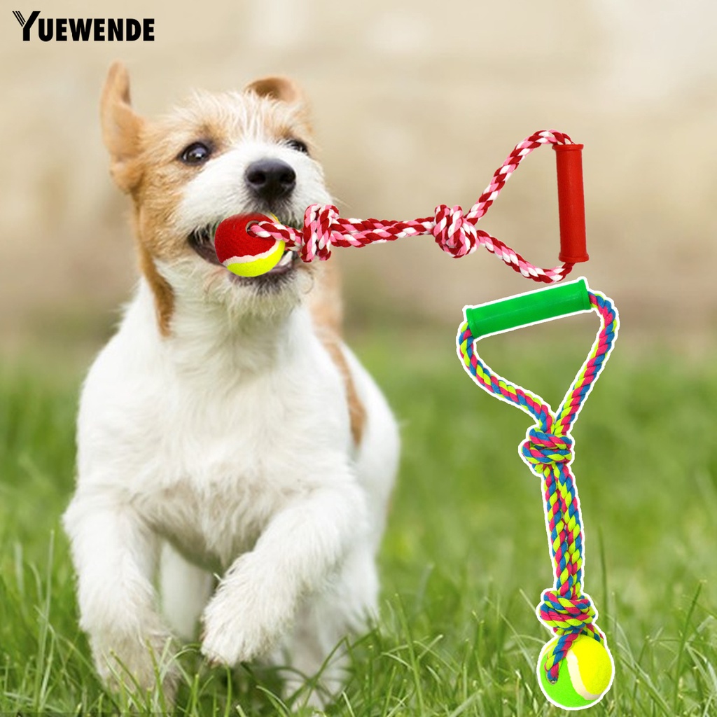 Đồ Chơi Dây Thừng Cotton Mềm Độ Co Giãn Cao Thoải Mái Chống Trầy Xước Chống Mài Mòn Làm Sạch Răng Cho Cún Cưng