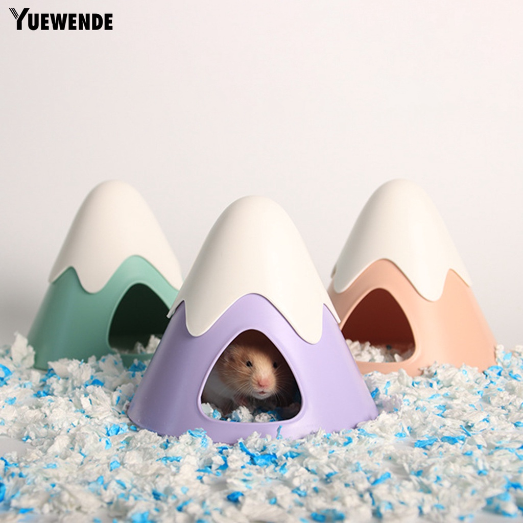 Yq.e Tổ Ổ Cứu Hộ Bằng ABS Hình Núi Tuyết Không Gian Có Thể Tháo Rời Giảm Căng Thẳng Cho Hamster / Hamster / Sóc / Chuộ