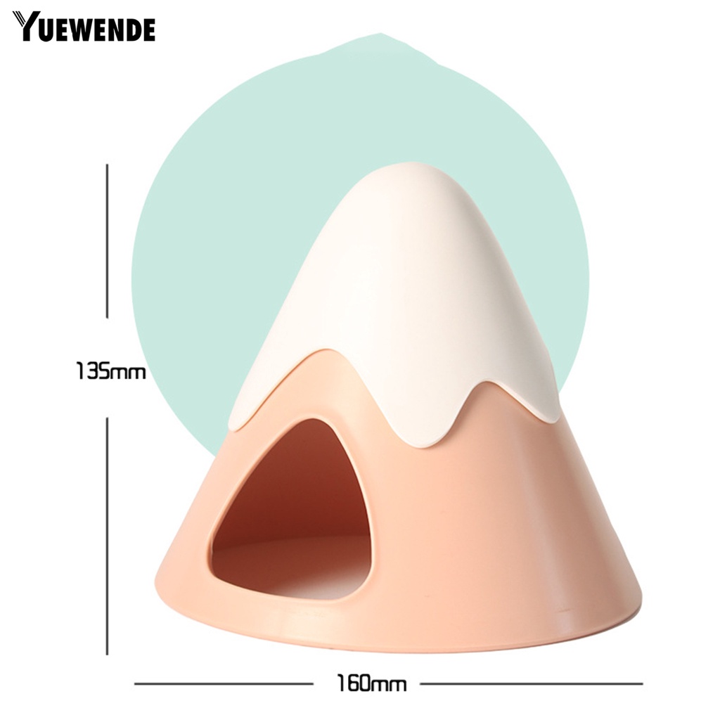 Yq.e Tổ Ổ Cứu Hộ Bằng ABS Hình Núi Tuyết Không Gian Có Thể Tháo Rời Giảm Căng Thẳng Cho Hamster / Hamster / Sóc / Chuộ