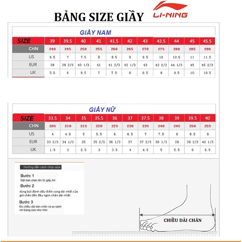 Giầy Chạy Bộ Nam LINING ARMR019 Chính Hãng