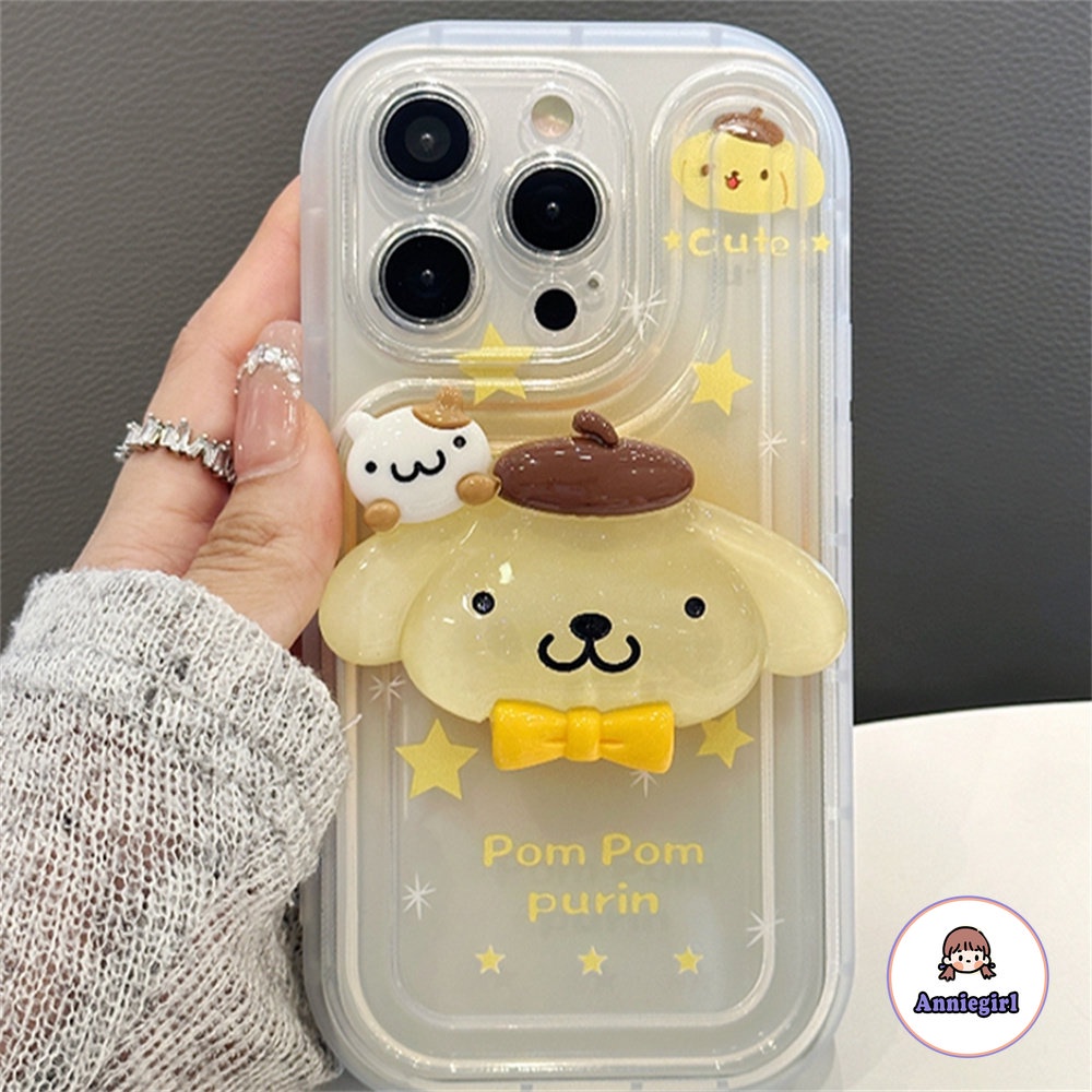 Ốp Điện Thoại TPU Dẻo Họa Tiết Hoạt Hình PomPomPuri Cho IPhone 11 14 Pro Max 13 Pro Max 12 IPhone X XS XR 7 8 Plus Ultra