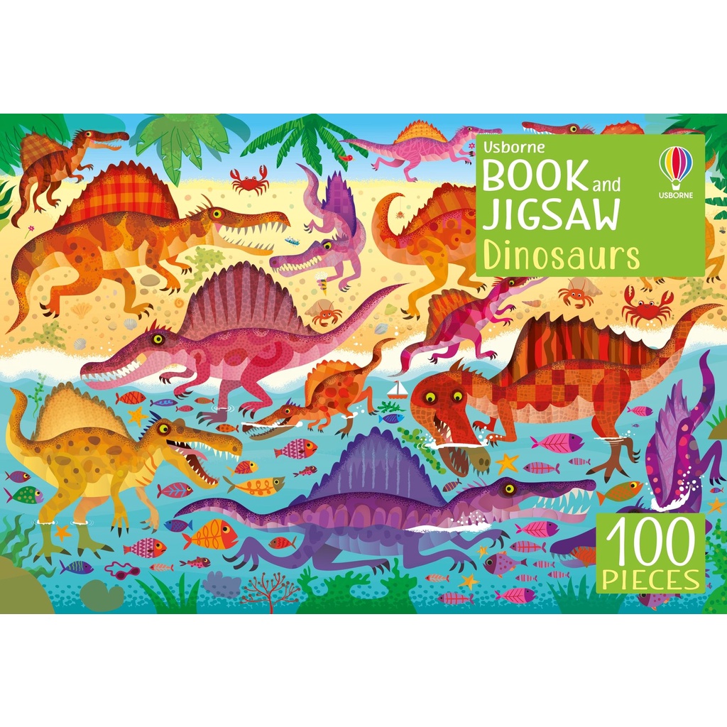 Usborne Book And Jigsaw Dinosaurs