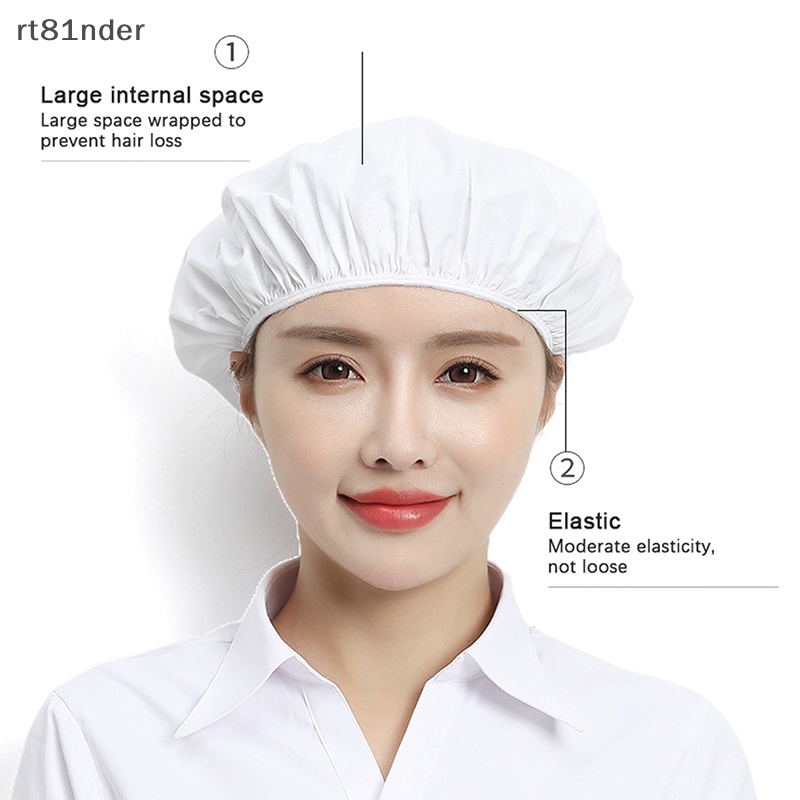 Nón Đầu Bếp Chống Bụi Chống Mất Kiểu Dáng Tiện Lợi