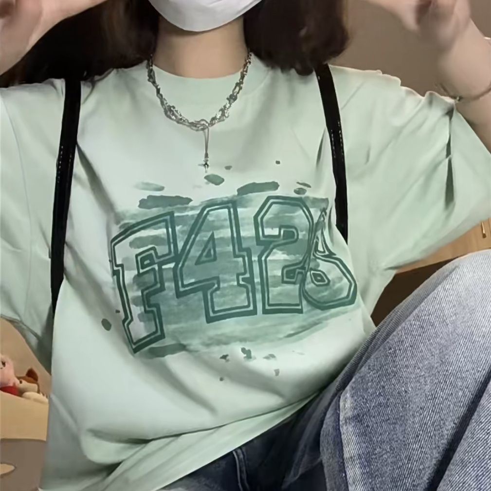 Áo Thun Tay Ngắn Plus Size Cho Nữ