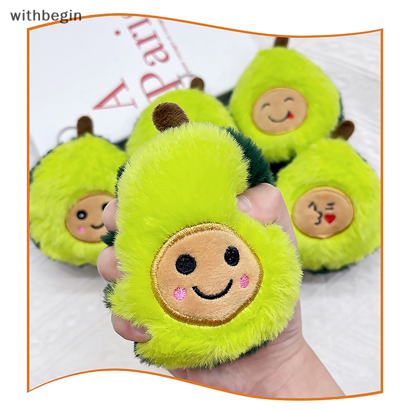 Móc Khóa Gắn Búp Bê Nhồi Bông Hình Quả Bơ Năm 2023 Dễ Thương