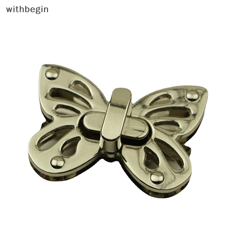 Khóa Vặn Xoắn Hình Bướm Dành Cho Túi Xách Da Thủ Công Thời Trang Nữ