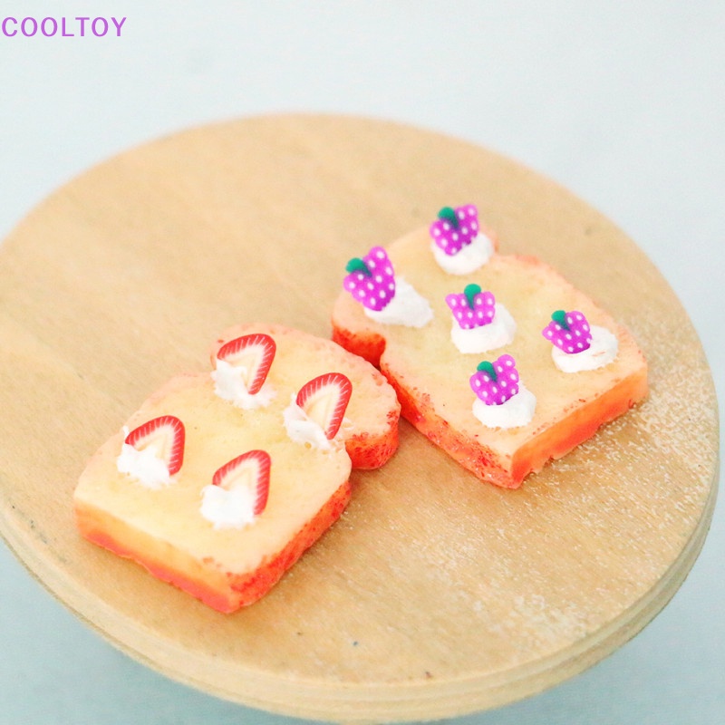 Cooltoy Đồ Chơi Mô Hình Bánh Mì Trái Cây Trang Trí Nhà Búp Bê DIY