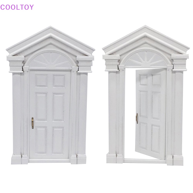 Cooltoy Mô Hình Cửa Sổ Màu Trắng Cỡ 1 / 12 Trang Trí Nhà Búp Bê DIY